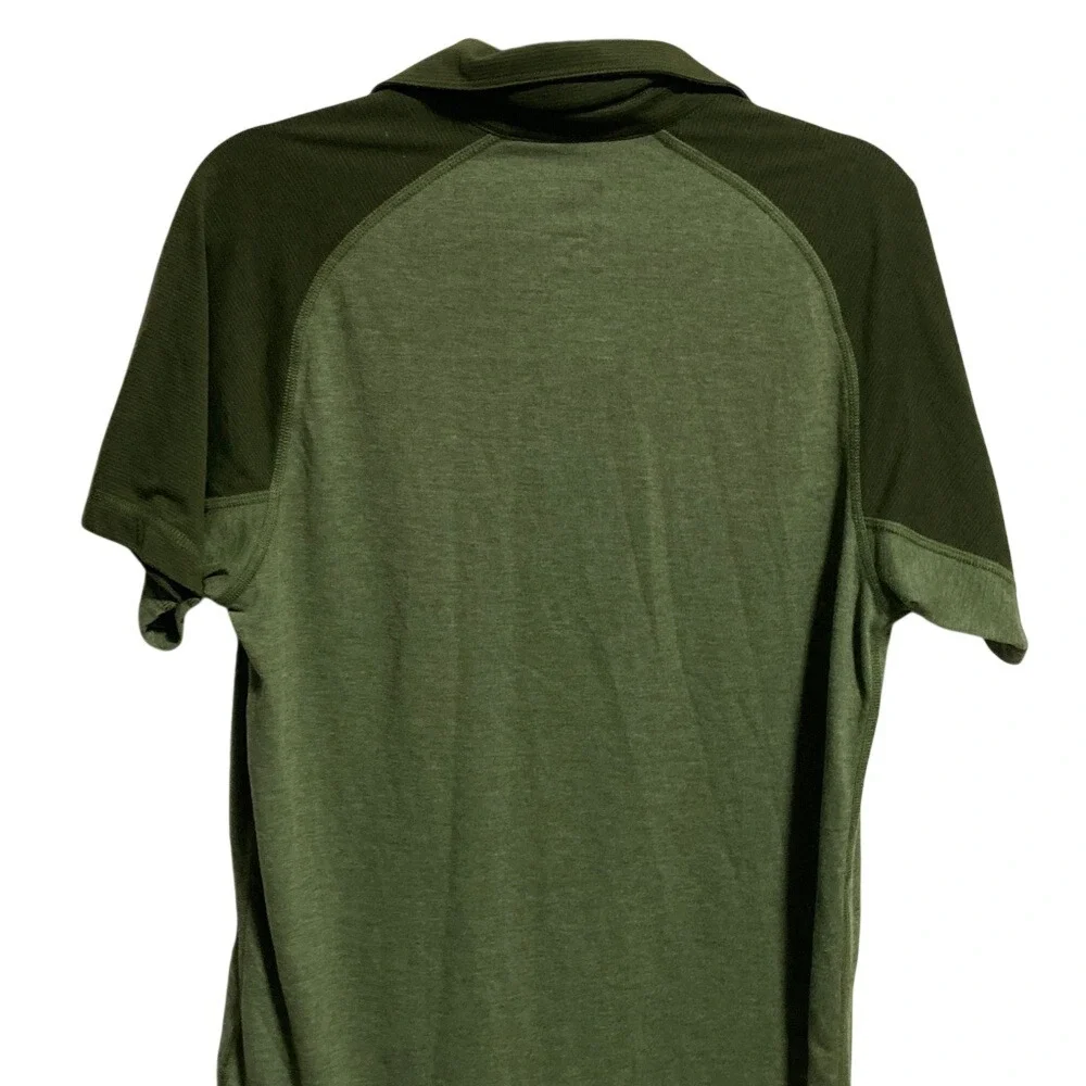 The North Face Men's Olive Green Two-Tone Polo